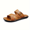 Orthopedische Bruine Slipper - Lucas