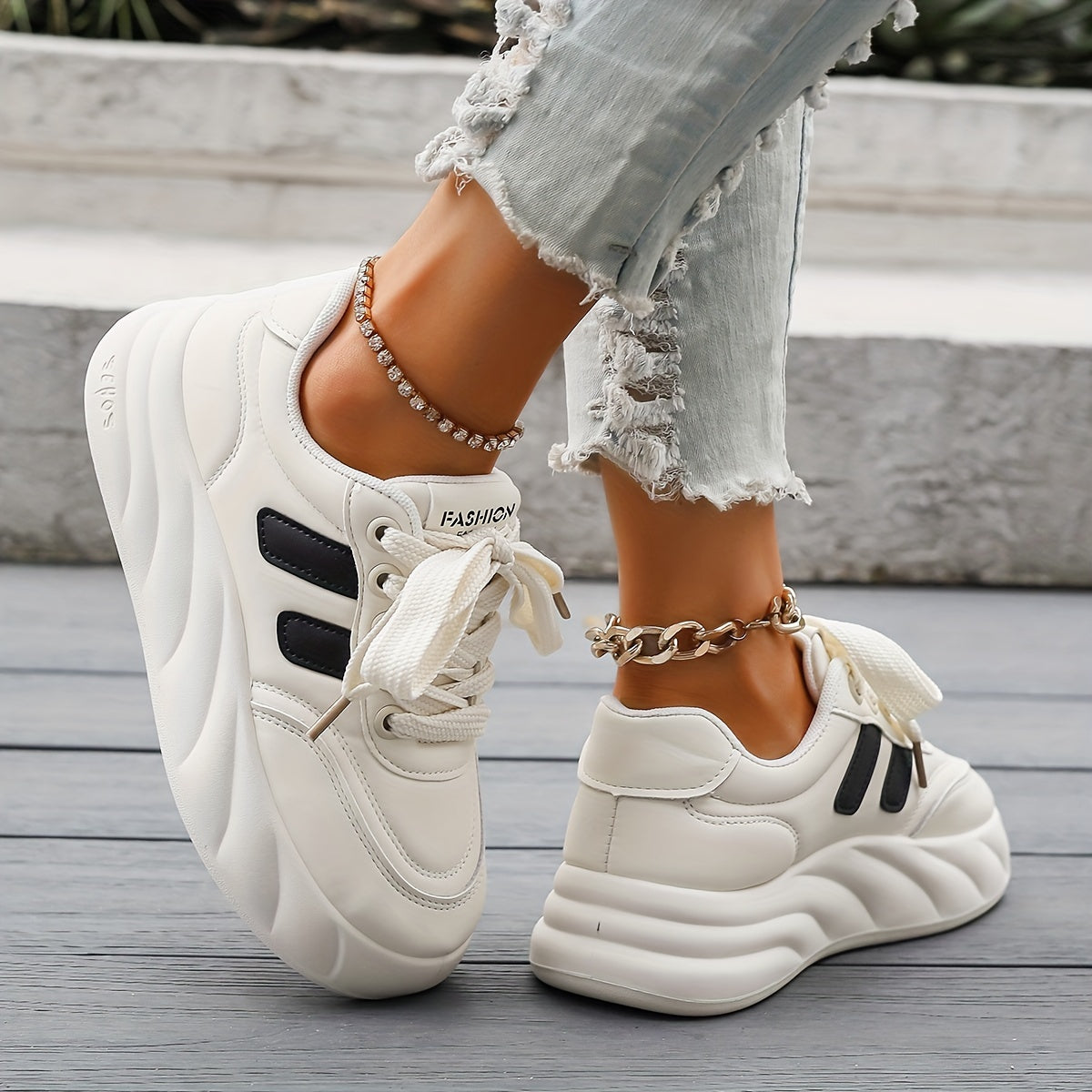 Orthopedische Witte Sneakers - Mila