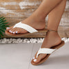 Orthopedische Elegante Witte Slippers - Mia