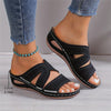 Orthopedische Zwarte Sandalen met Hak - Julia