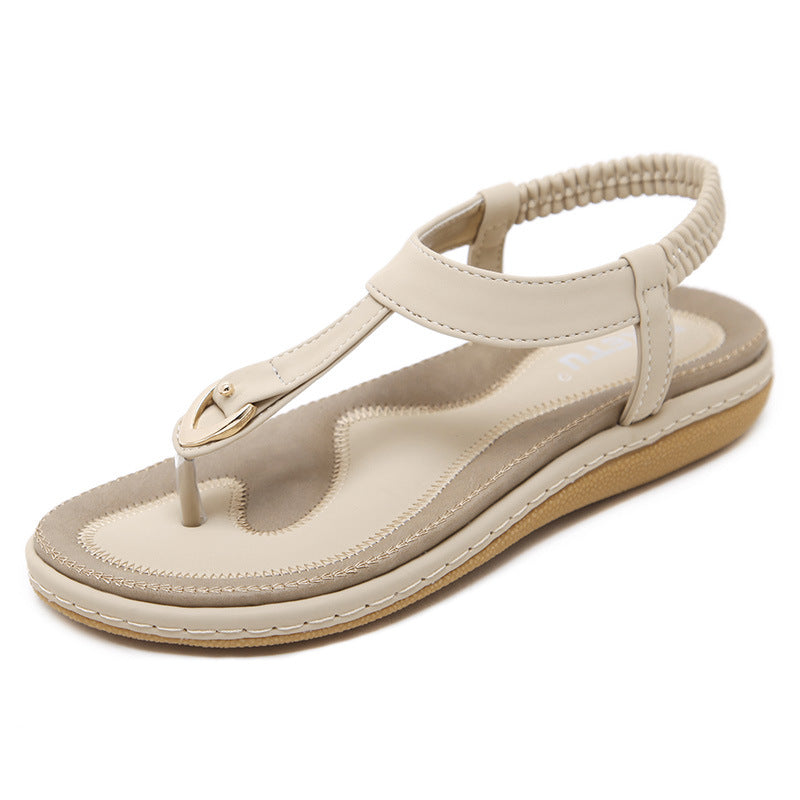 Orthopedische T-Strap Sandalen Zwart - Sara