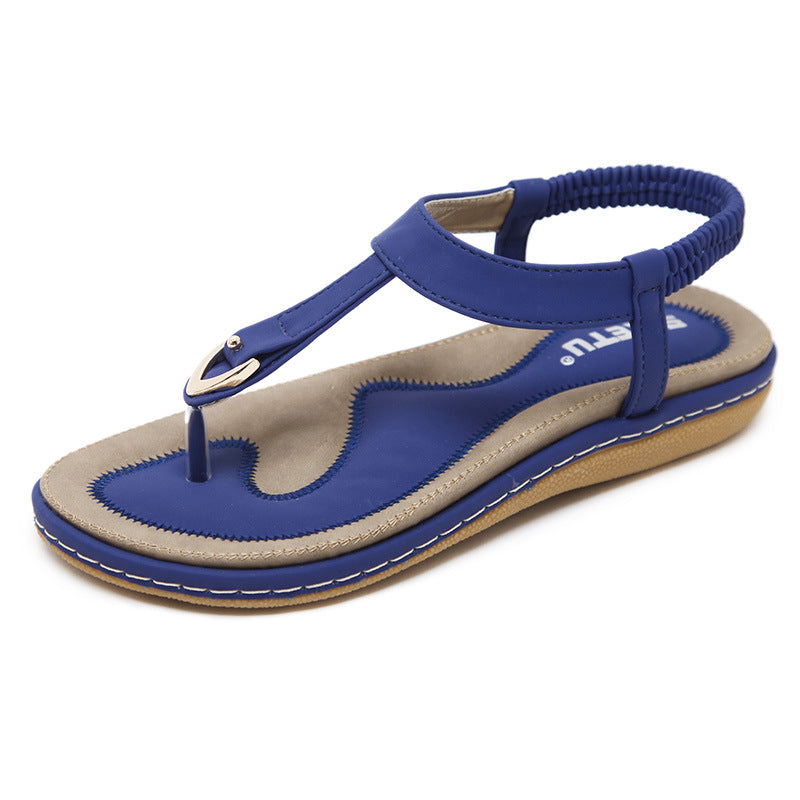 Orthopedische T-Strap Sandalen Zwart - Sara