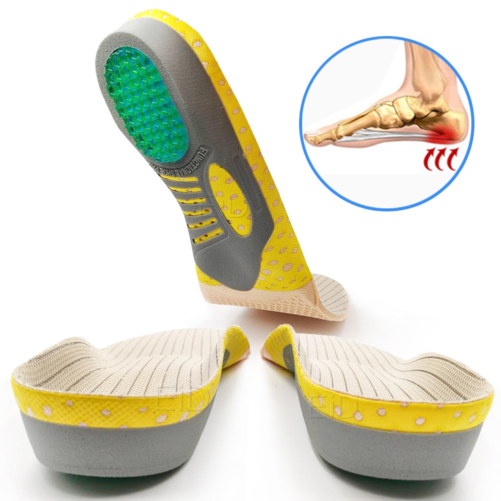 Orthopedische Gel Inlegzolen Geel-Grijs - Max