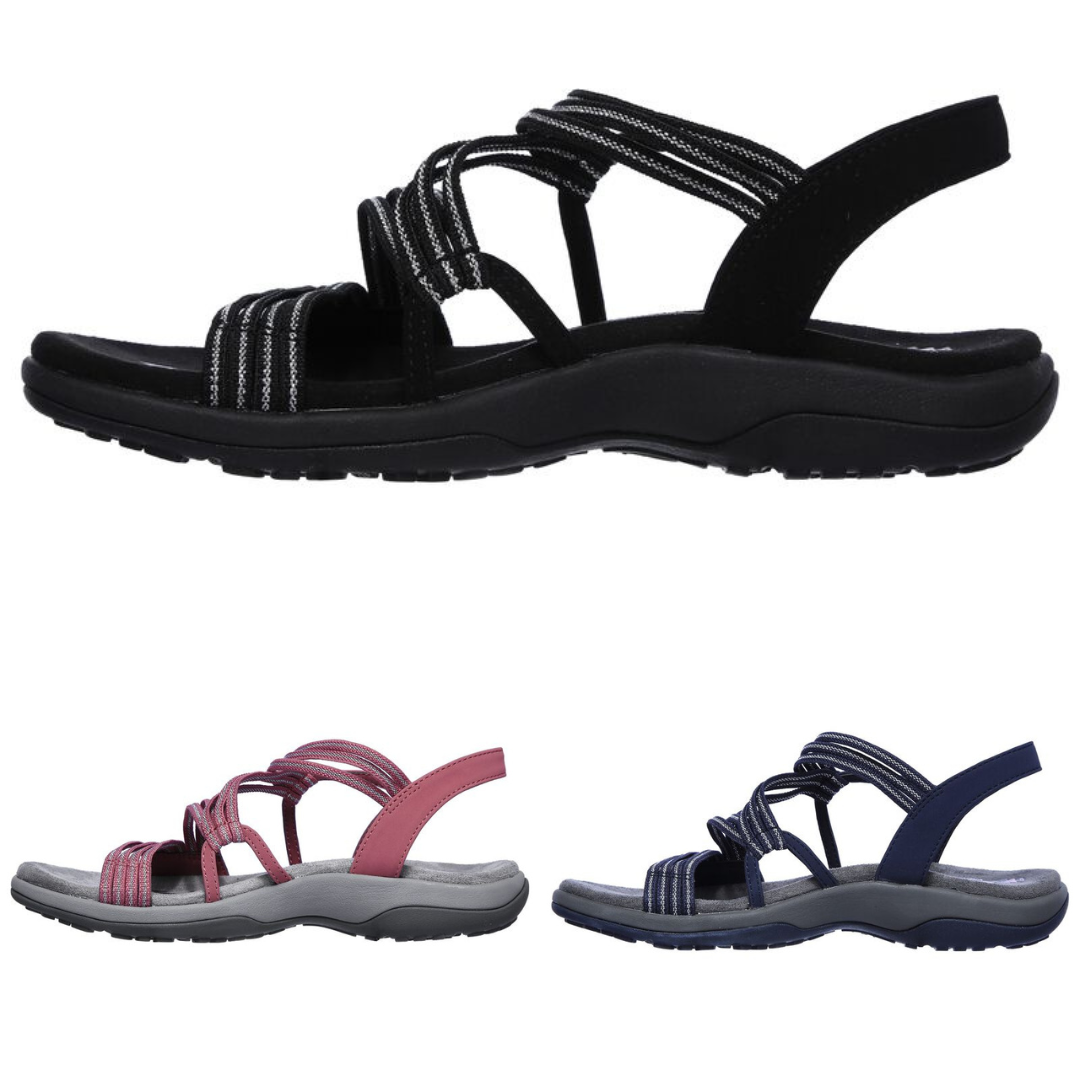 Orthopedische Comfortabele Zwarte Sandalen - Sarah