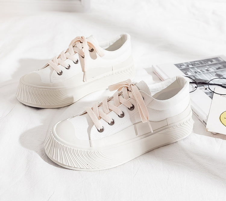 Orthopedische Hoge Witte Sneakers - Emma