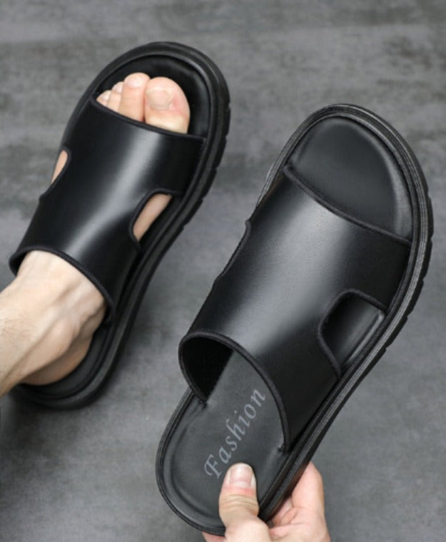 Orthopedische Zwarte Slippers - Erik