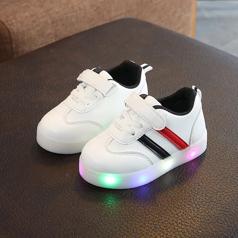 Finn - Orthopedische Witte LED-Sneakers